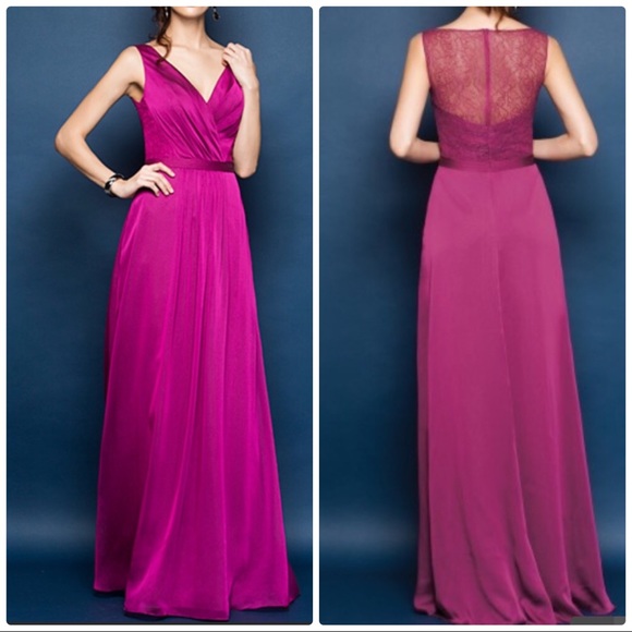 Belsoie Dresses & Skirts - Belsoie Tiffany Chiffon Floor Length